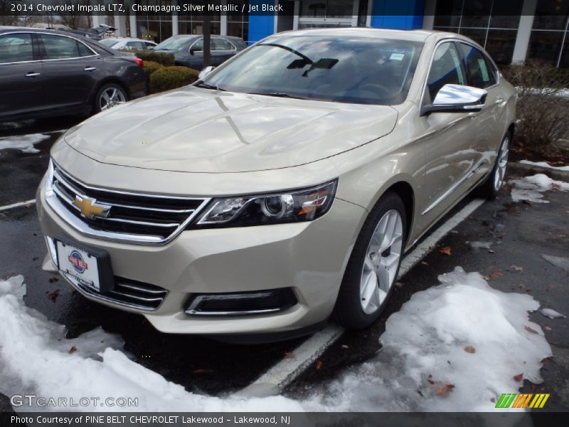 Champagne Silver Metallic / Jet Black 2014 Chevrolet Impala LTZ