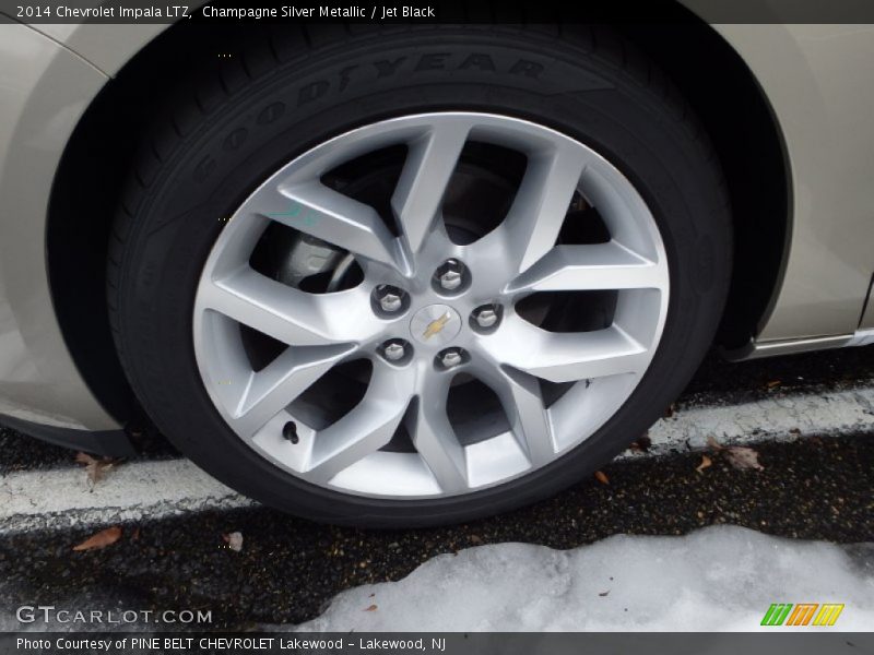 Champagne Silver Metallic / Jet Black 2014 Chevrolet Impala LTZ