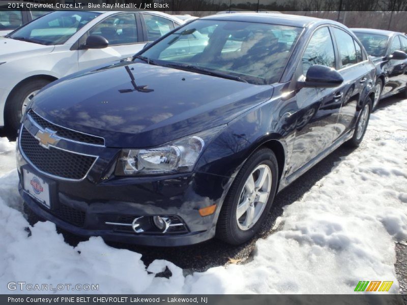 Blue Ray Metallic / Jet Black 2014 Chevrolet Cruze LT