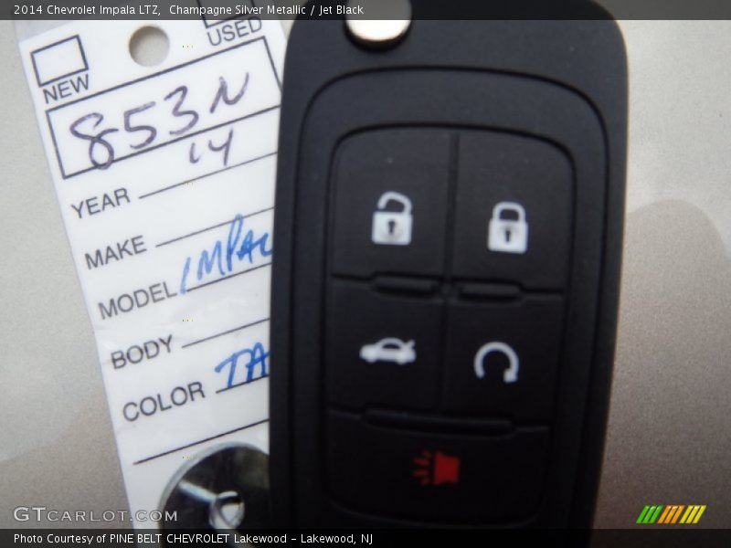Champagne Silver Metallic / Jet Black 2014 Chevrolet Impala LTZ