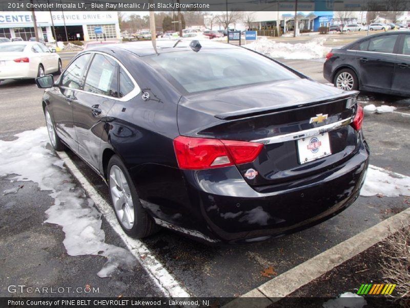 Blue Ray Metallic / Jet Black/Brownstone 2014 Chevrolet Impala LT