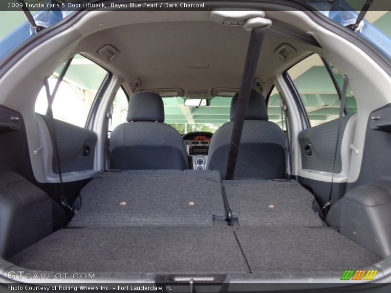 Bayou Blue Pearl / Dark Charcoal 2009 Toyota Yaris 5 Door Liftback
