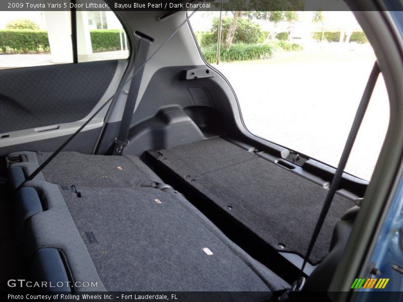 Bayou Blue Pearl / Dark Charcoal 2009 Toyota Yaris 5 Door Liftback
