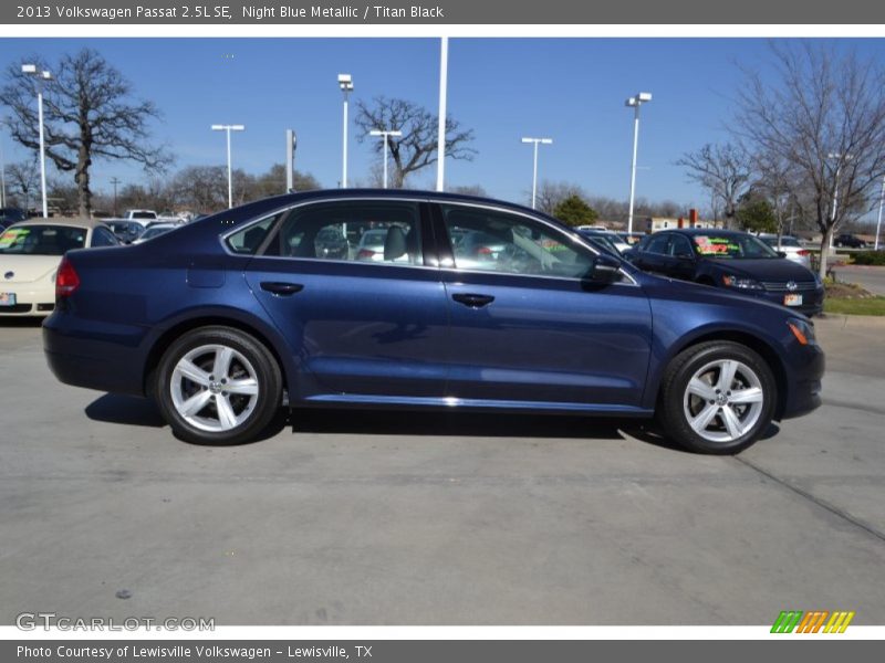 Night Blue Metallic / Titan Black 2013 Volkswagen Passat 2.5L SE