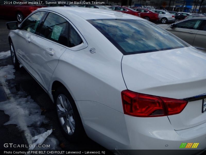 Summit White / Jet Black/Dark Titanium 2014 Chevrolet Impala LT