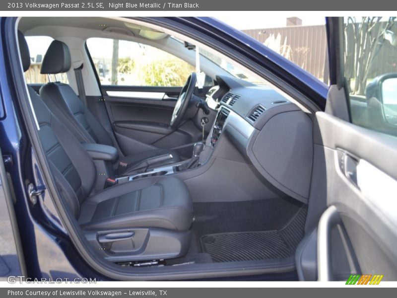 Night Blue Metallic / Titan Black 2013 Volkswagen Passat 2.5L SE