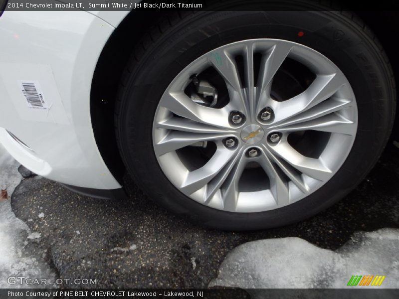 Summit White / Jet Black/Dark Titanium 2014 Chevrolet Impala LT