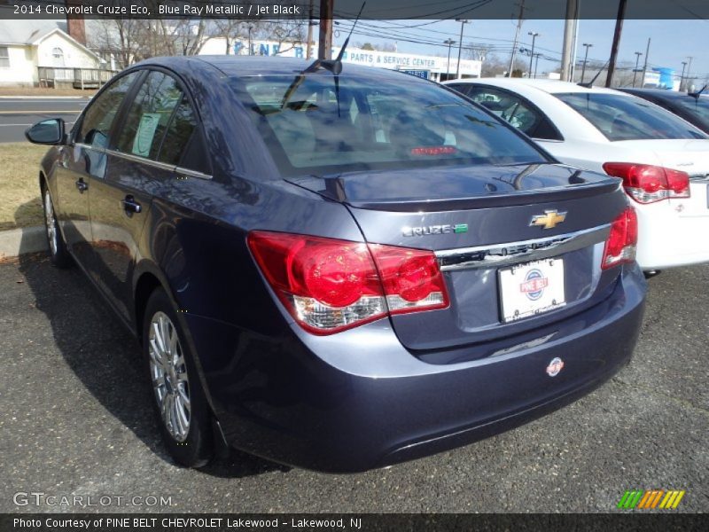Blue Ray Metallic / Jet Black 2014 Chevrolet Cruze Eco