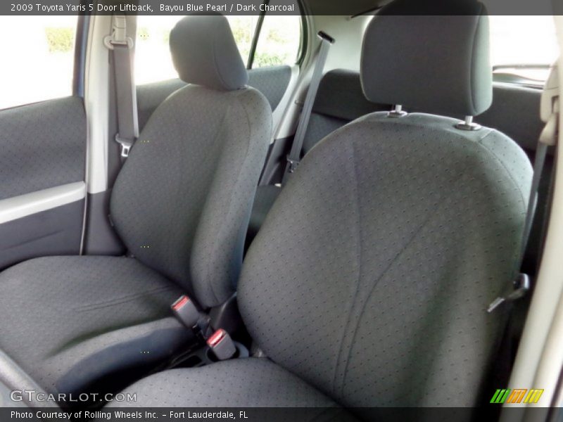 Bayou Blue Pearl / Dark Charcoal 2009 Toyota Yaris 5 Door Liftback