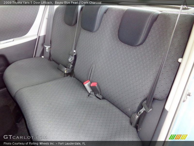 Bayou Blue Pearl / Dark Charcoal 2009 Toyota Yaris 5 Door Liftback