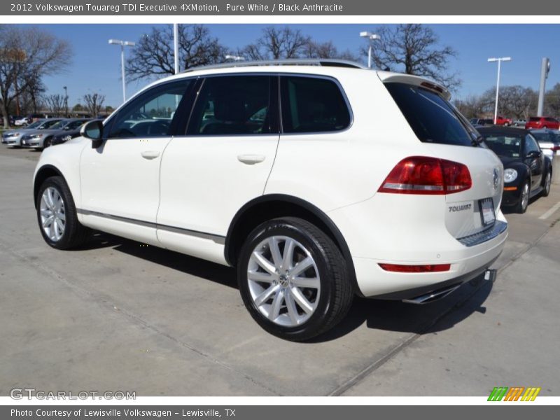 Pure White / Black Anthracite 2012 Volkswagen Touareg TDI Executive 4XMotion