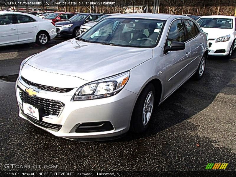 Silver Ice Metallic / Jet Black/Titanium 2014 Chevrolet Malibu LS