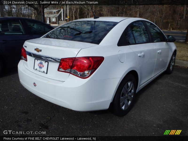 Summit White / Jet Black/Medium Titanium 2014 Chevrolet Cruze LS