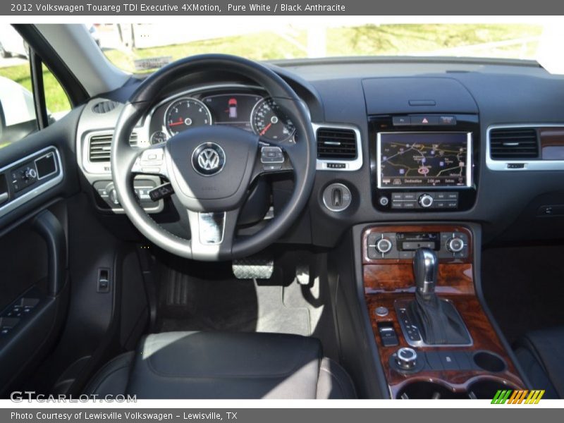 Pure White / Black Anthracite 2012 Volkswagen Touareg TDI Executive 4XMotion