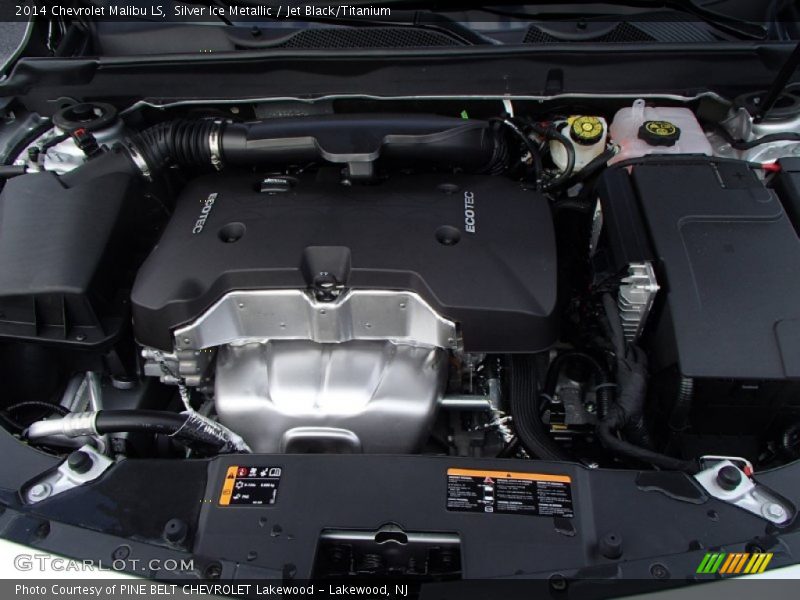 Silver Ice Metallic / Jet Black/Titanium 2014 Chevrolet Malibu LS