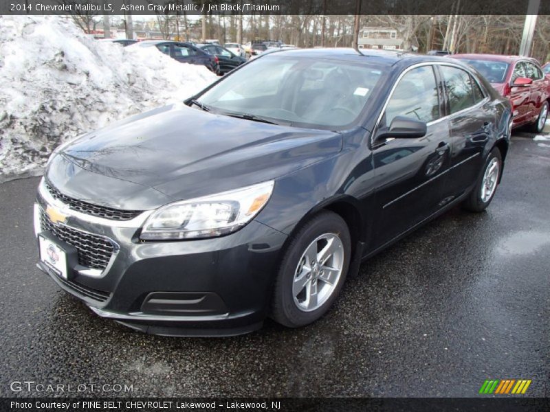 Ashen Gray Metallic / Jet Black/Titanium 2014 Chevrolet Malibu LS
