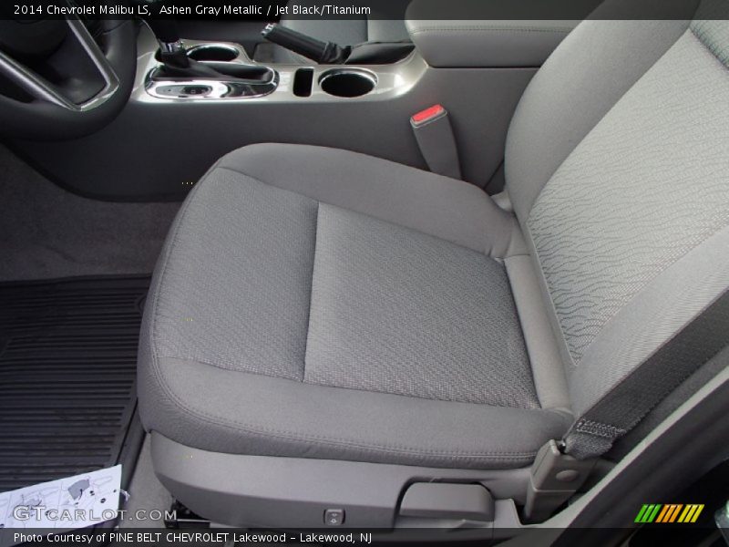 Ashen Gray Metallic / Jet Black/Titanium 2014 Chevrolet Malibu LS