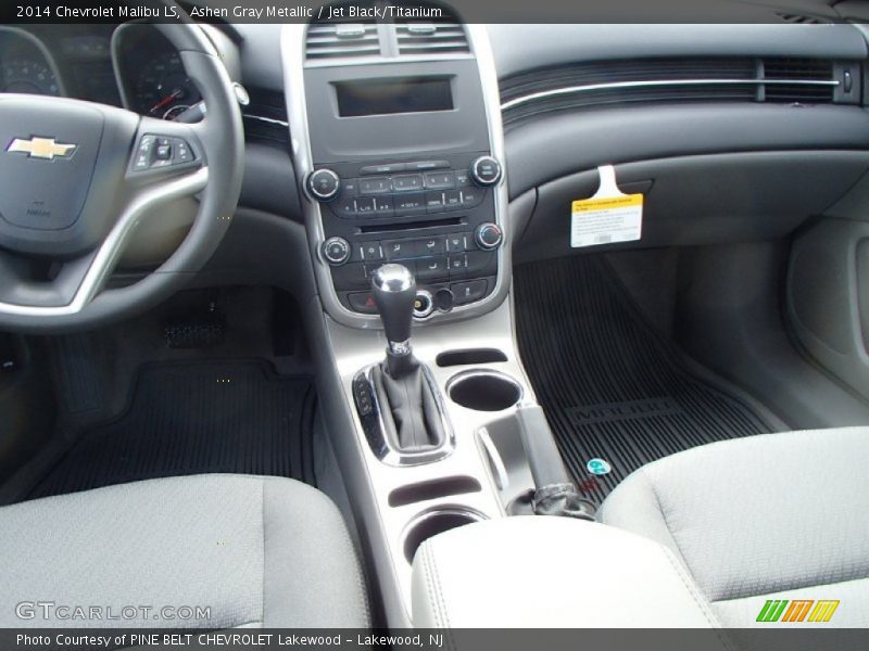 Ashen Gray Metallic / Jet Black/Titanium 2014 Chevrolet Malibu LS