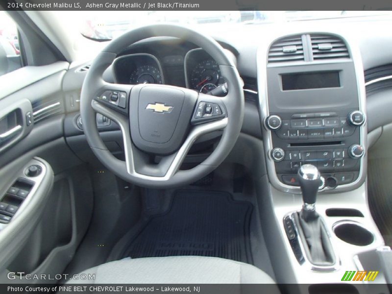 Ashen Gray Metallic / Jet Black/Titanium 2014 Chevrolet Malibu LS