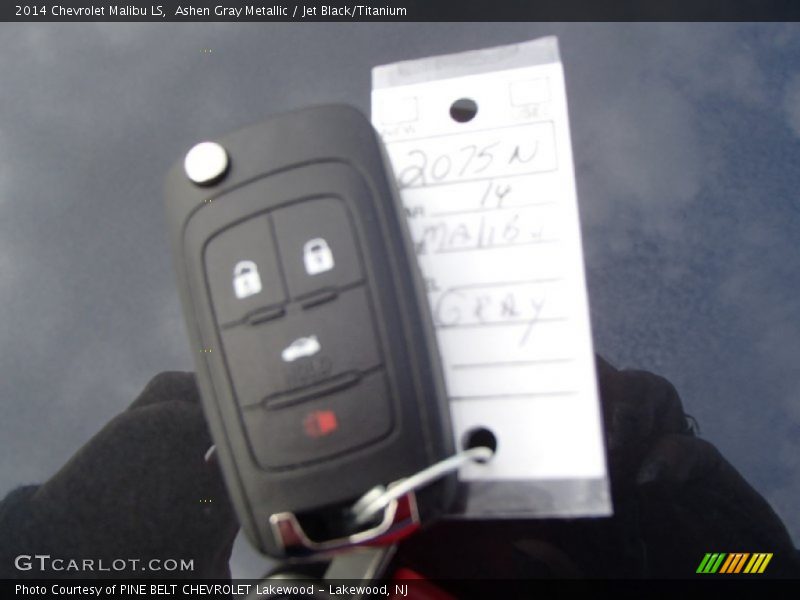 Ashen Gray Metallic / Jet Black/Titanium 2014 Chevrolet Malibu LS