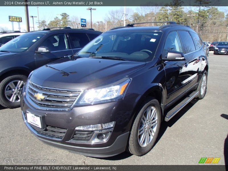 Ashen Gray Metallic / Jet Black 2014 Chevrolet Equinox LT