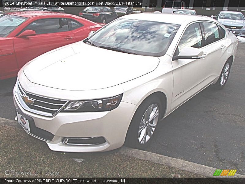 White Diamond Tricoat / Jet Black/Dark Titanium 2014 Chevrolet Impala LT