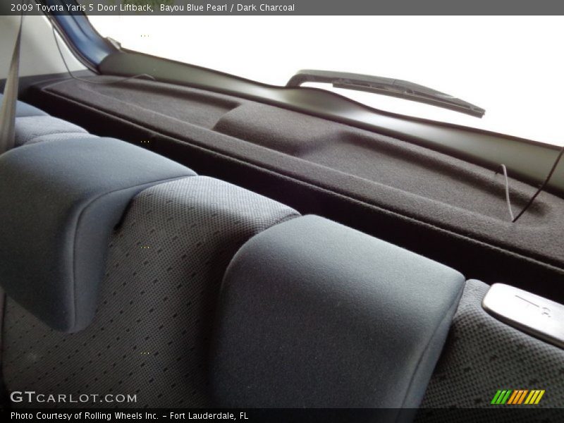 Bayou Blue Pearl / Dark Charcoal 2009 Toyota Yaris 5 Door Liftback