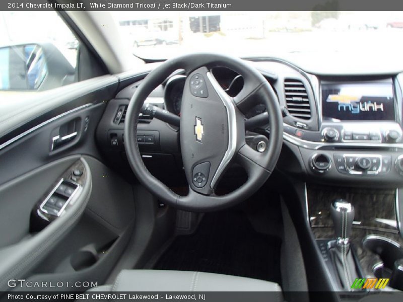 White Diamond Tricoat / Jet Black/Dark Titanium 2014 Chevrolet Impala LT