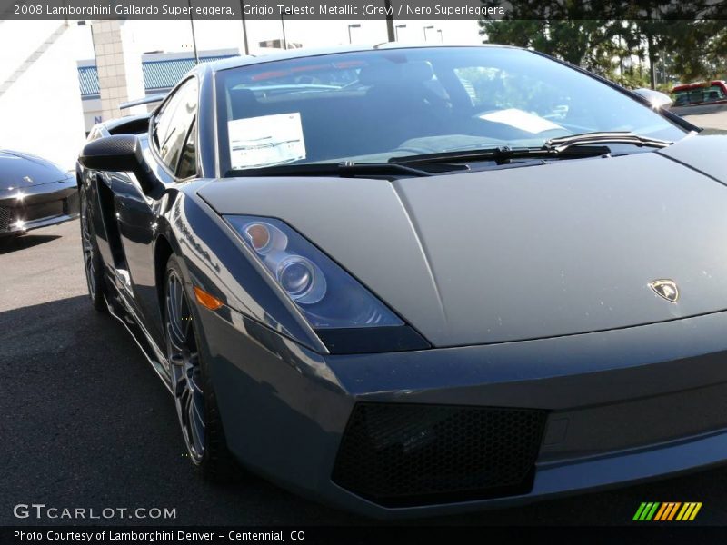 Grigio Telesto Metallic (Grey) / Nero Superleggera 2008 Lamborghini Gallardo Superleggera