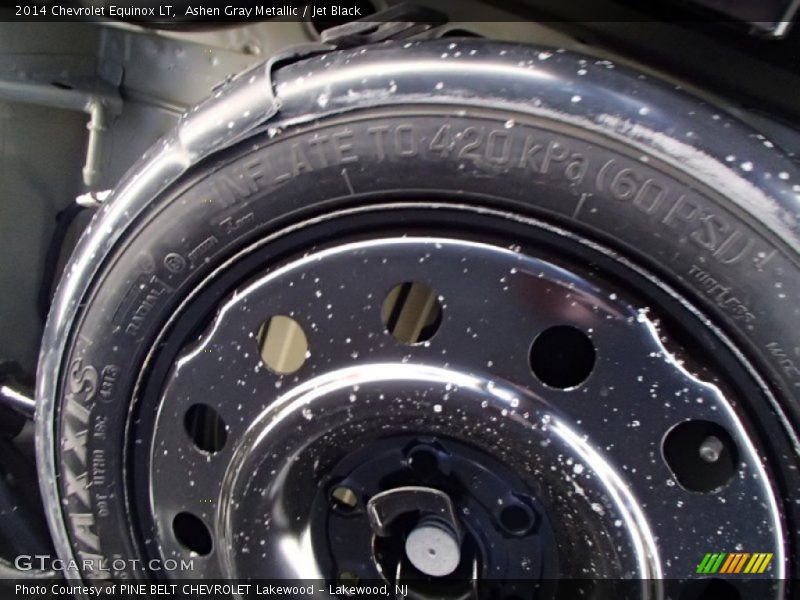 Ashen Gray Metallic / Jet Black 2014 Chevrolet Equinox LT