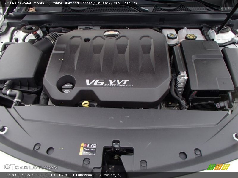 White Diamond Tricoat / Jet Black/Dark Titanium 2014 Chevrolet Impala LT