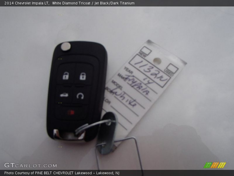 White Diamond Tricoat / Jet Black/Dark Titanium 2014 Chevrolet Impala LT