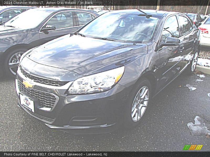 Ashen Gray Metallic / Jet Black 2014 Chevrolet Malibu LT