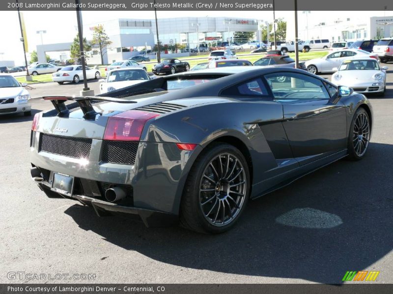 Grigio Telesto Metallic (Grey) / Nero Superleggera 2008 Lamborghini Gallardo Superleggera