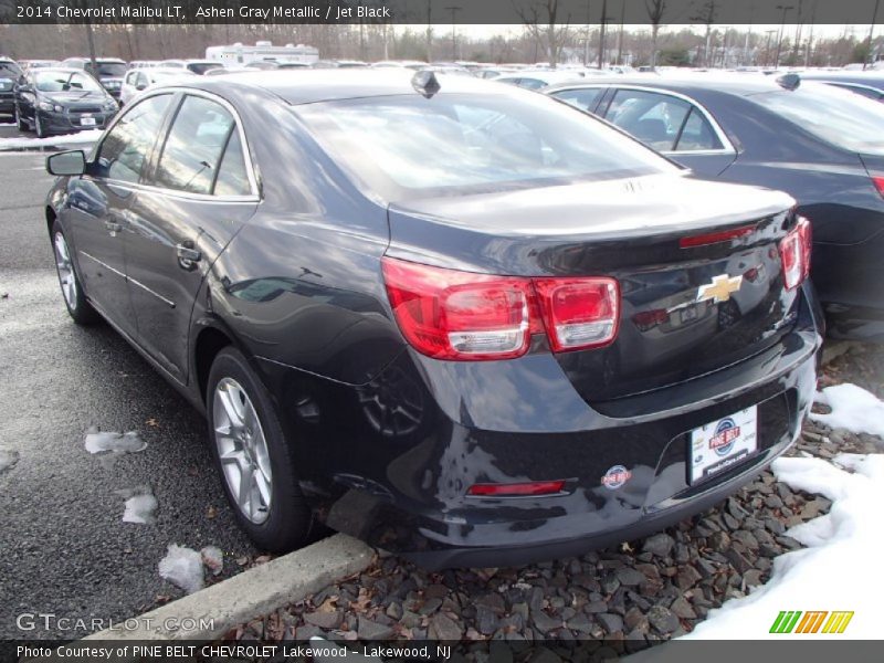 Ashen Gray Metallic / Jet Black 2014 Chevrolet Malibu LT