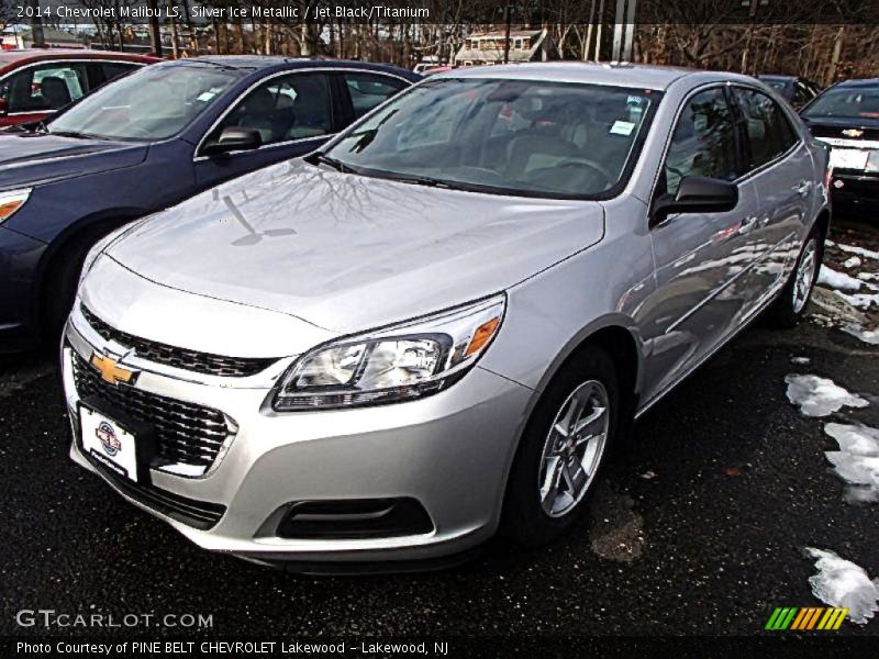 Silver Ice Metallic / Jet Black/Titanium 2014 Chevrolet Malibu LS