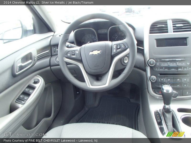 Silver Ice Metallic / Jet Black/Titanium 2014 Chevrolet Malibu LS