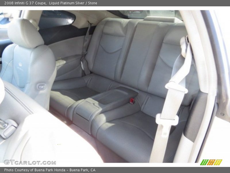Liquid Platinum Silver / Stone 2008 Infiniti G 37 Coupe