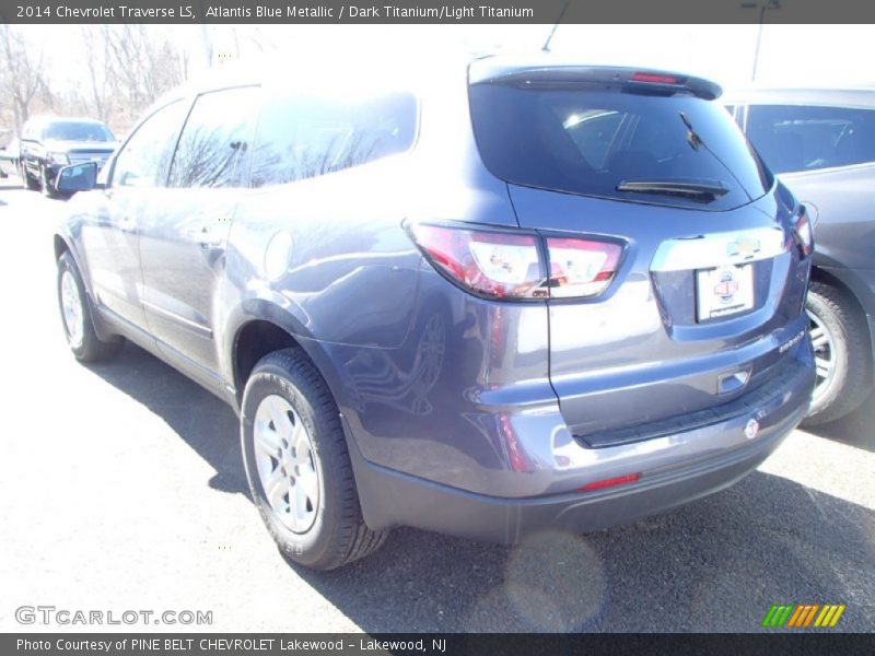 Atlantis Blue Metallic / Dark Titanium/Light Titanium 2014 Chevrolet Traverse LS