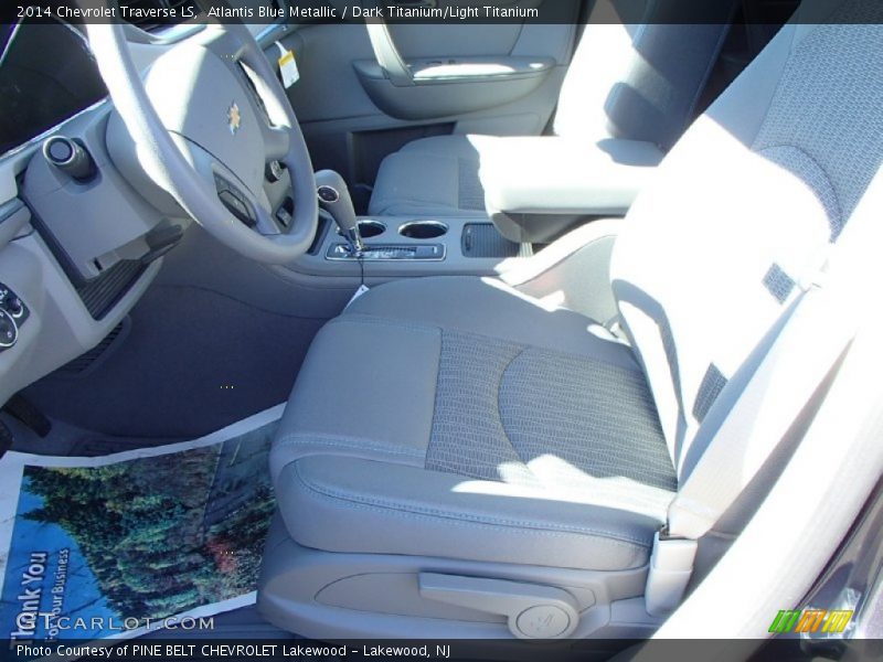 Atlantis Blue Metallic / Dark Titanium/Light Titanium 2014 Chevrolet Traverse LS