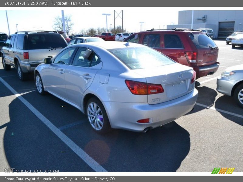 Tungsten Pearl / Black 2007 Lexus IS 250 AWD