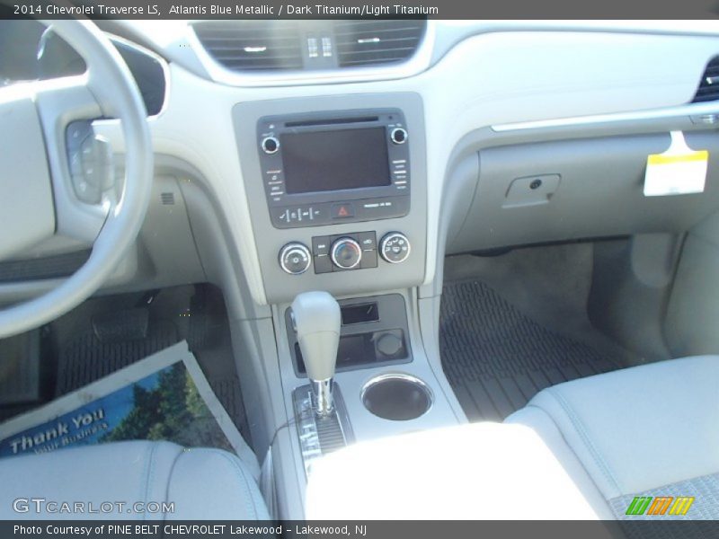 Atlantis Blue Metallic / Dark Titanium/Light Titanium 2014 Chevrolet Traverse LS