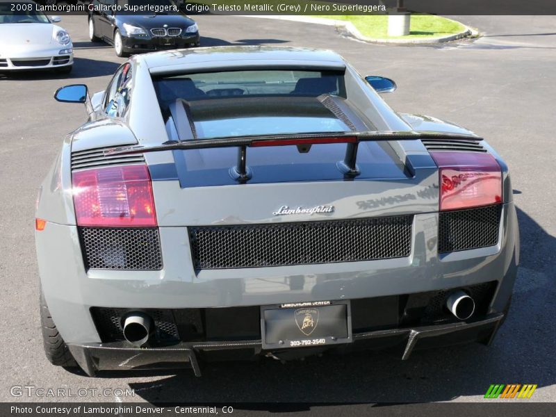 Grigio Telesto Metallic (Grey) / Nero Superleggera 2008 Lamborghini Gallardo Superleggera