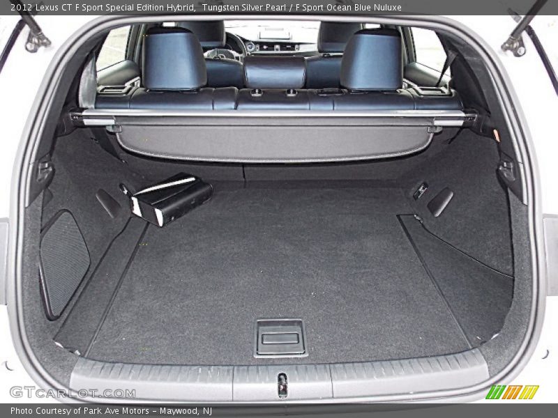  2012 CT F Sport Special Edition Hybrid Trunk