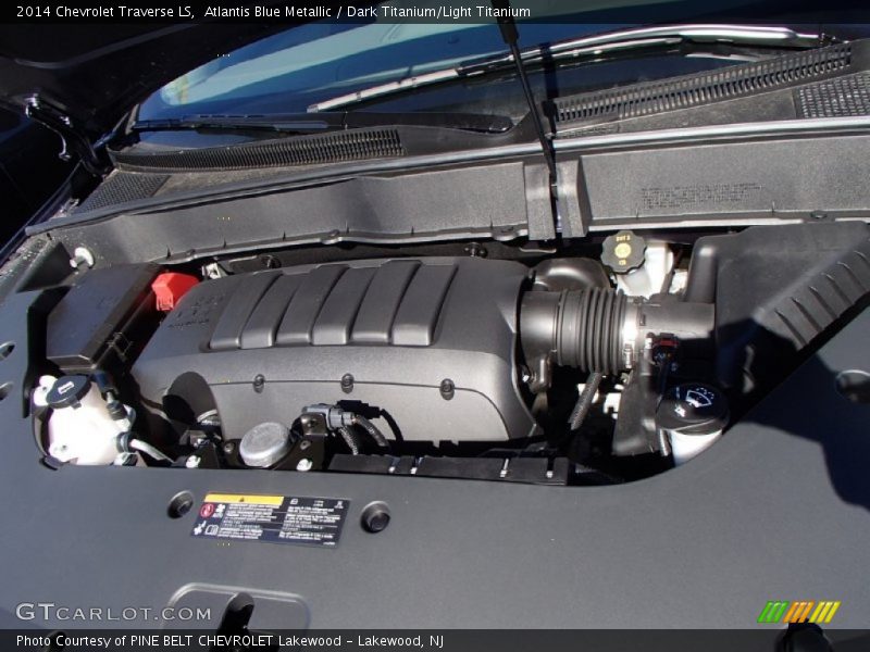 Atlantis Blue Metallic / Dark Titanium/Light Titanium 2014 Chevrolet Traverse LS
