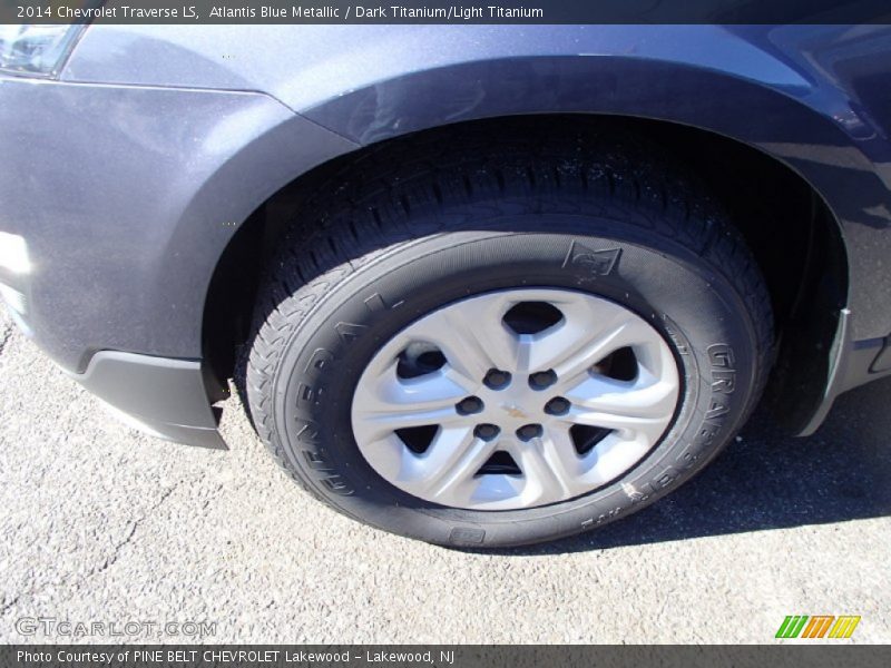 Atlantis Blue Metallic / Dark Titanium/Light Titanium 2014 Chevrolet Traverse LS