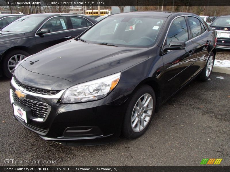 Black Granite Metallic / Jet Black 2014 Chevrolet Malibu LT