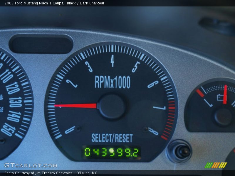 Black / Dark Charcoal 2003 Ford Mustang Mach 1 Coupe