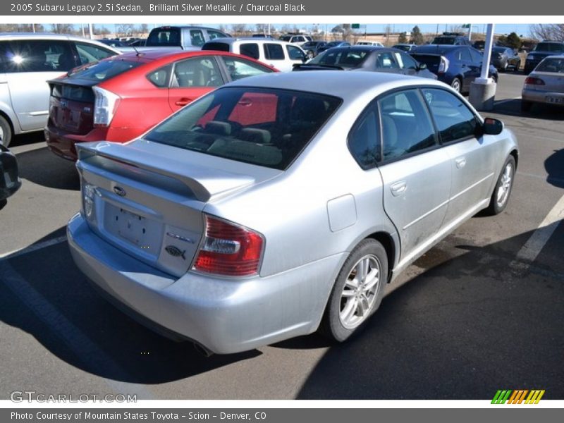 Brilliant Silver Metallic / Charcoal Black 2005 Subaru Legacy 2.5i Sedan