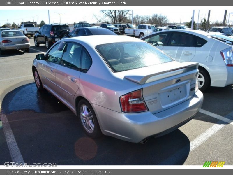 Brilliant Silver Metallic / Charcoal Black 2005 Subaru Legacy 2.5i Sedan